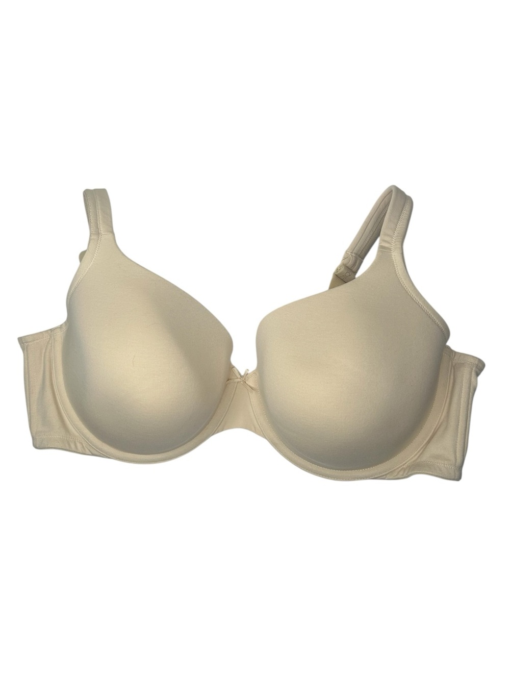 Cacique Cotton Beige Tan Smooth Lined Bra - 42DD